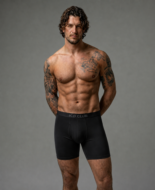 Men’s Premium Boxer Brief – Burgundy