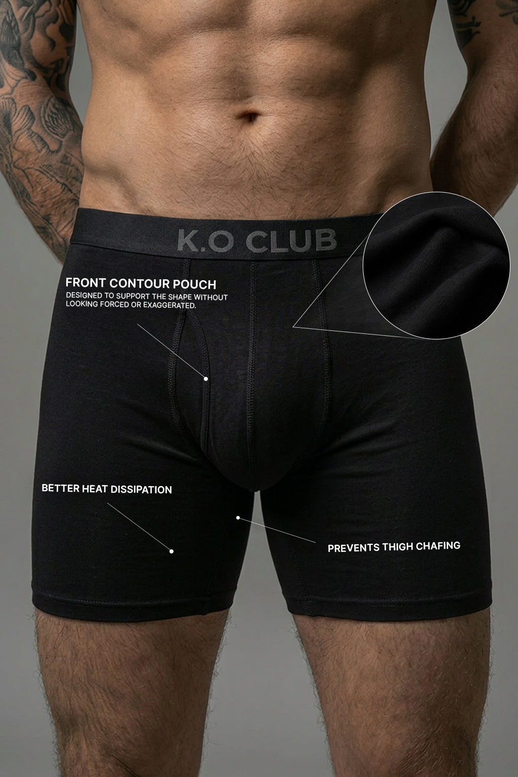 Men’s Premium Boxer Brief – Black