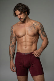 Men’s Premium Boxer Brief – Burgundy