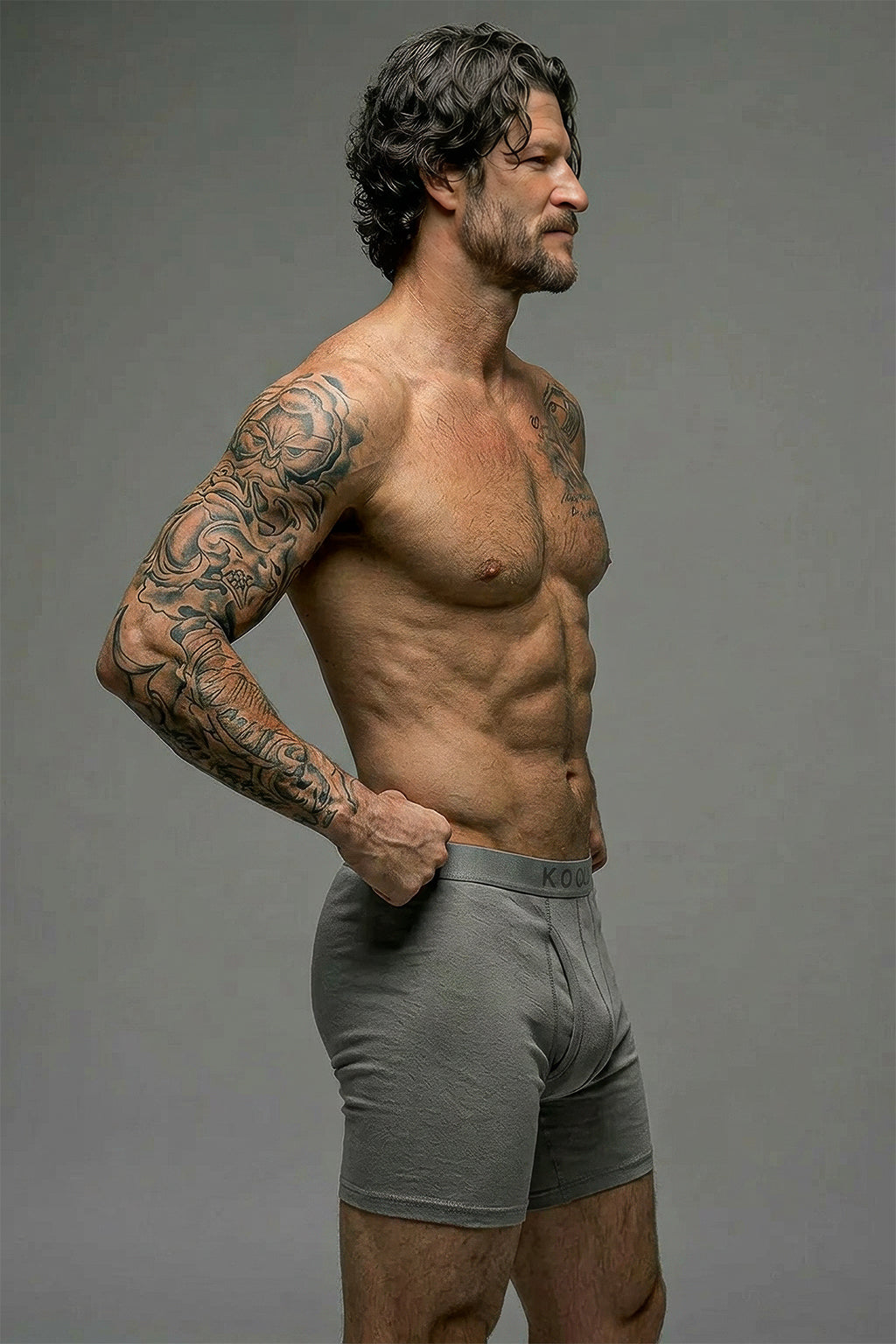 Men’s Premium Boxer Brief – Graphite